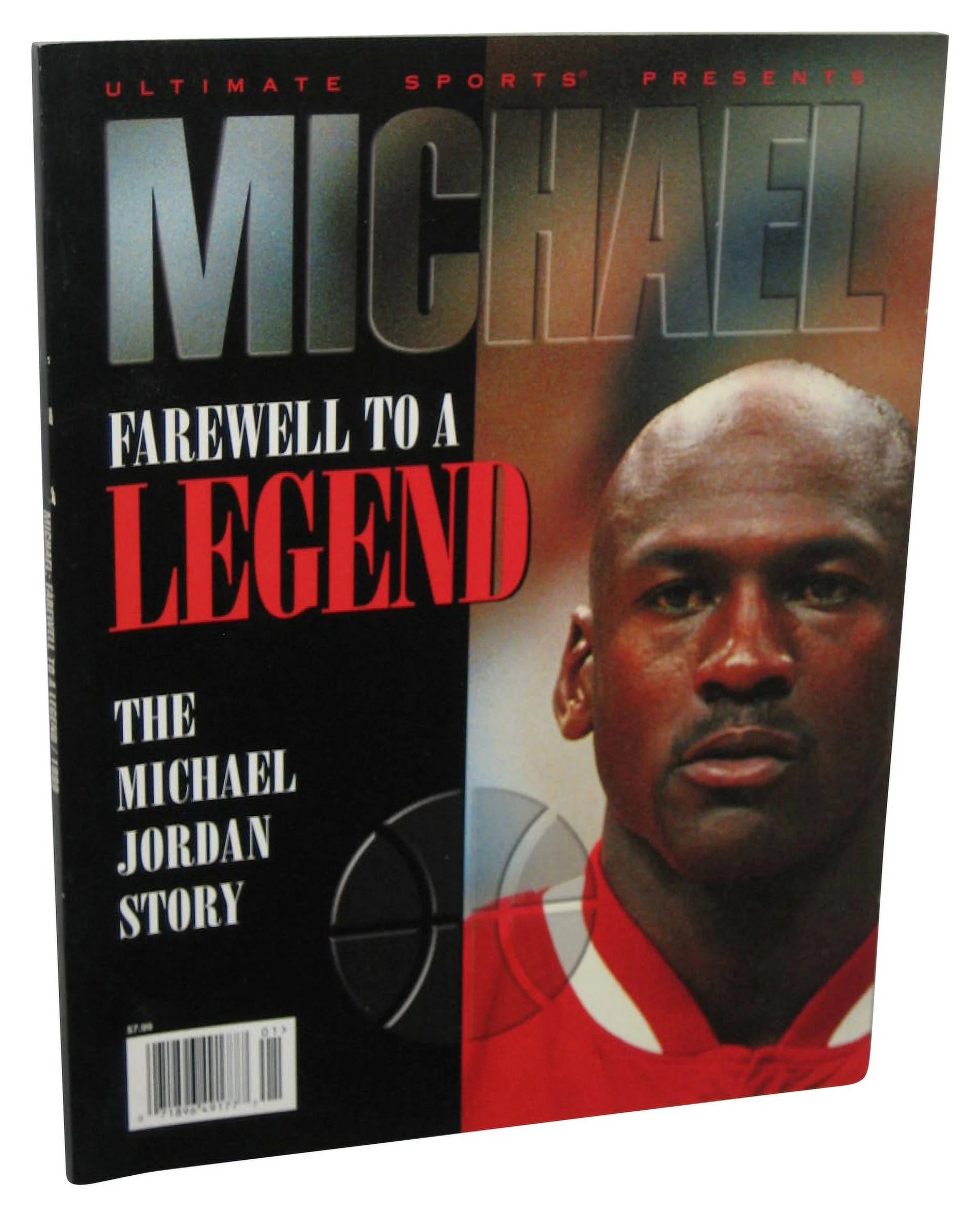 Ultimate Sports NBA Basketball Michael Jordan Magazine Book - (Farewell To A Legend)