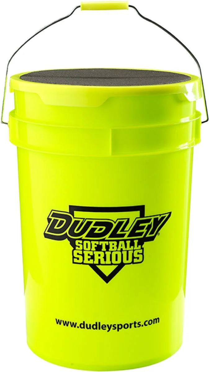 Dudley Empty Softball Bucket With Padded Lid