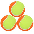 3x Training Tennis Balls Easily Track Pinwheel Rubber Practice Tennis Training Equipment Soft Tennis Balls for Outdoor Tour Adult Dogs