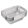 Uxcell Aluminum Foil Pans 8.8oz Disposable Trays Take Out Barbecue Baking Roasting Containers 50 Pack