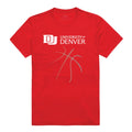 University of Denver Pioneers Basketball T-Shirt Red Small