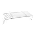 Stainless Steel Campfire Grill Cooking Rack, Stainless Steel Folding Camping Grill Grate for Outdoor Cooking