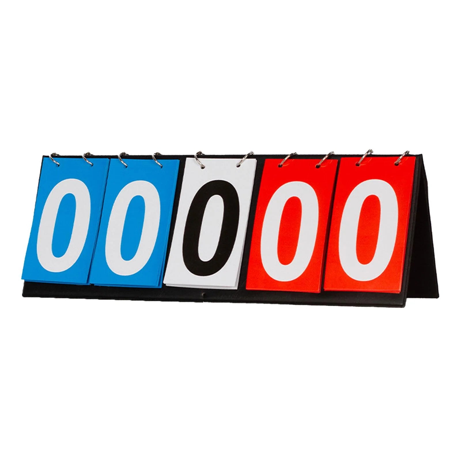 AMLESO Tabletop Flip Scoreboard 4/5/6 Digit Sports Scoreboard Multifunctional Easy to Read Score Keeper for Basketball Sports Events 5 Digit
