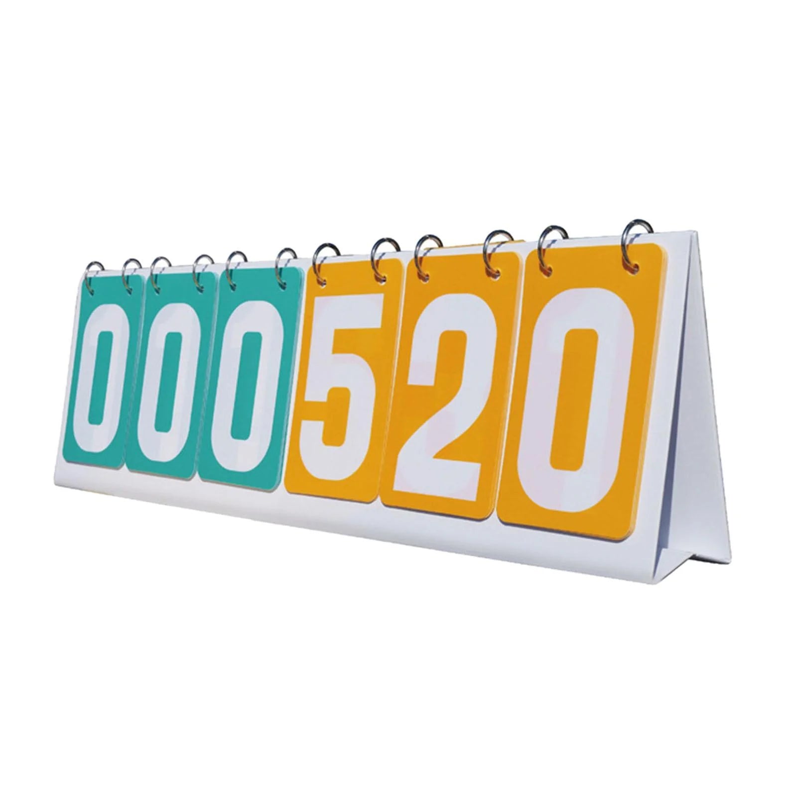 yotijar Flip Number Score Board 6 Digit Multi Sports Scoreboard for Games Basketball