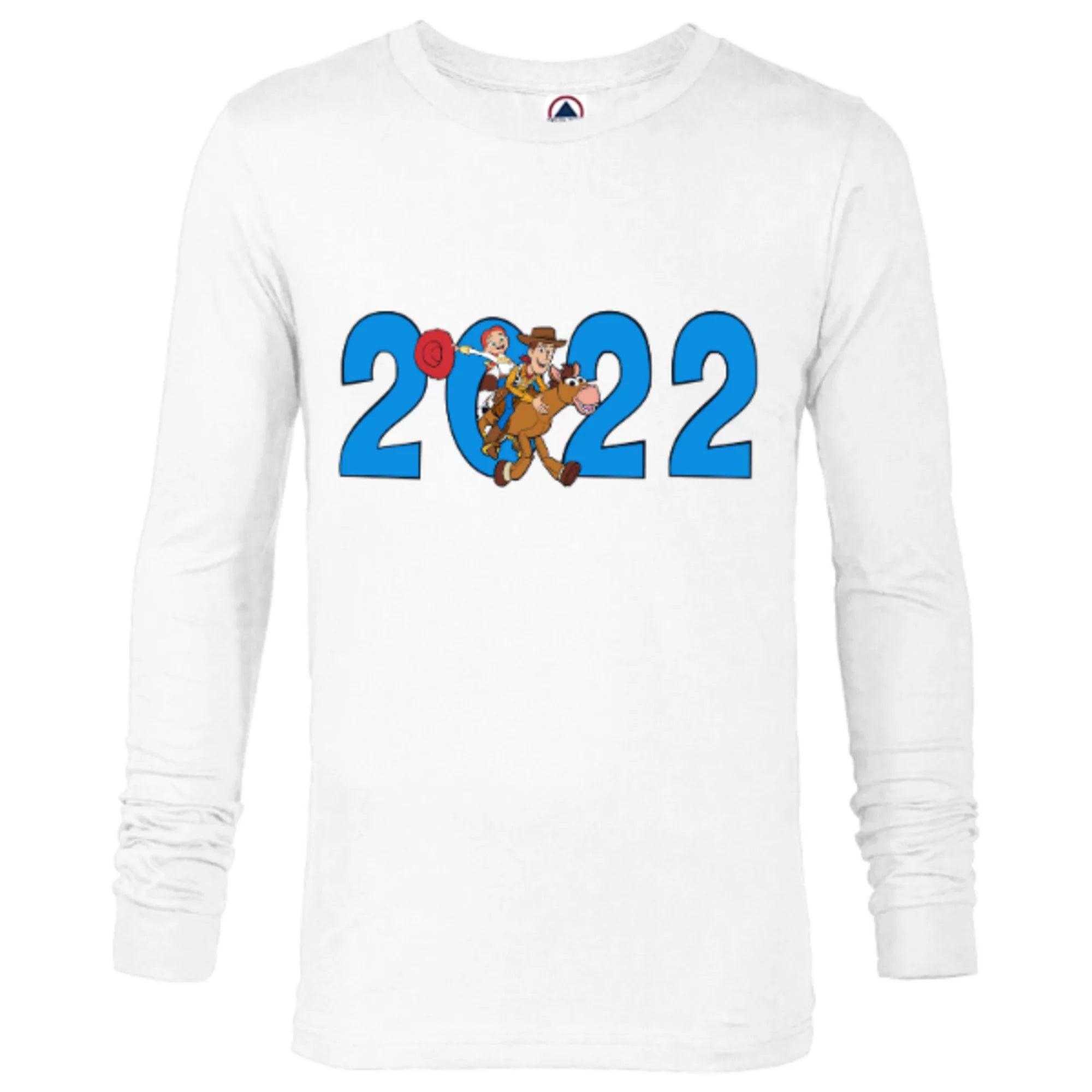 Disney and Pixar¡¯s Toy Story Woody Jessie Bullseye 2022 - Long Sleeve T-Shirt for Men ¨C Customized-White