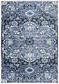 Gatney Rugs Woodwind Area Rug PN6962 Light Blue Vines Lines 6' 7 x 9' 6 Rectangle