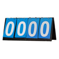 GARENDE Tabletop Flip Scoreboard 4 digits Sports Scorekeeper Score Keeper for Basketball Blue