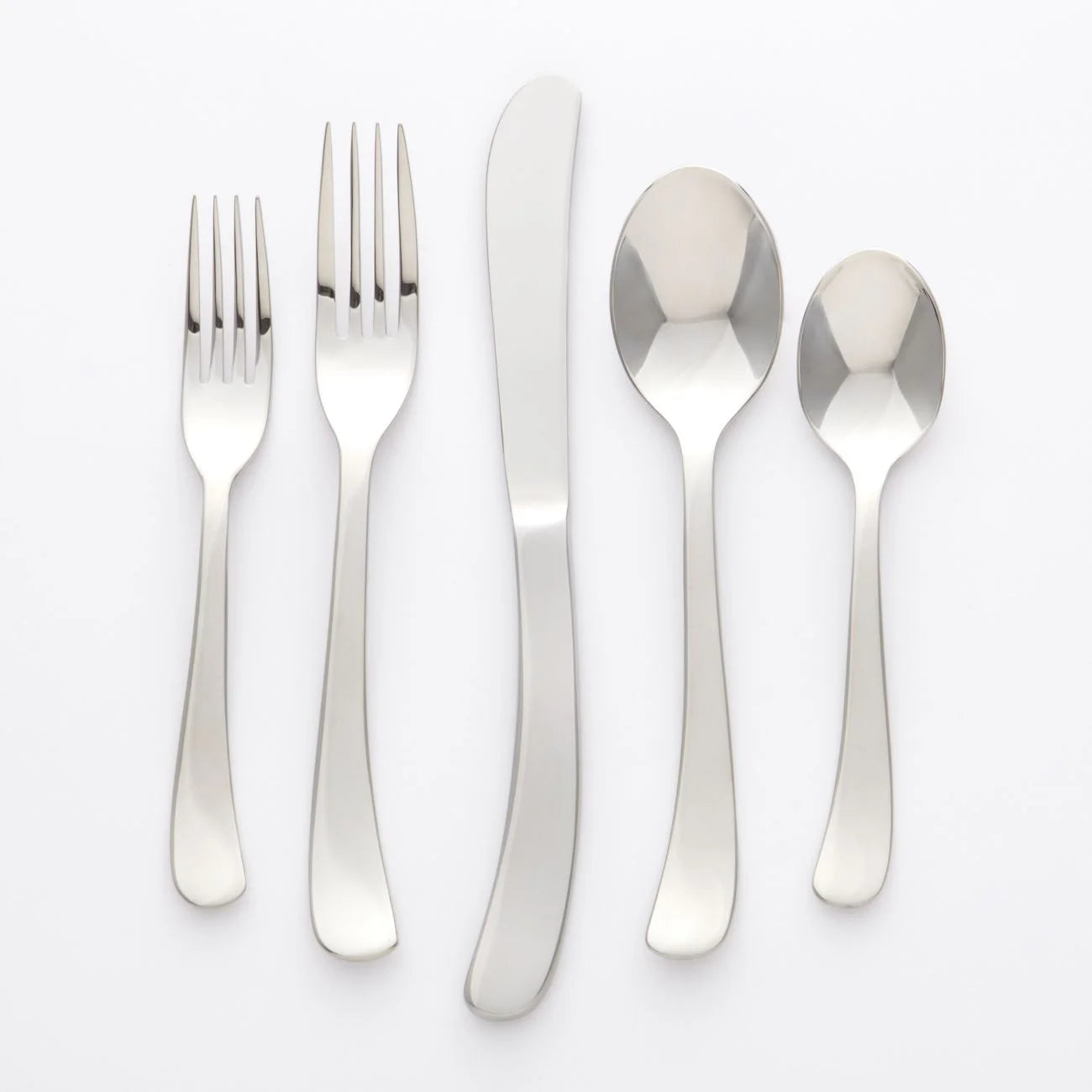 Ginkgo International Sea Drift 20-Piece Stainless Steel Flatware Place Setting, Service for 4