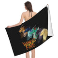 Dragonets Wings Of Fire WOF Beach Towel Microfiber Soft Lightweight Absorbent Bath Towel For Bathroom Pool Swimming Gym Spa 52x32in