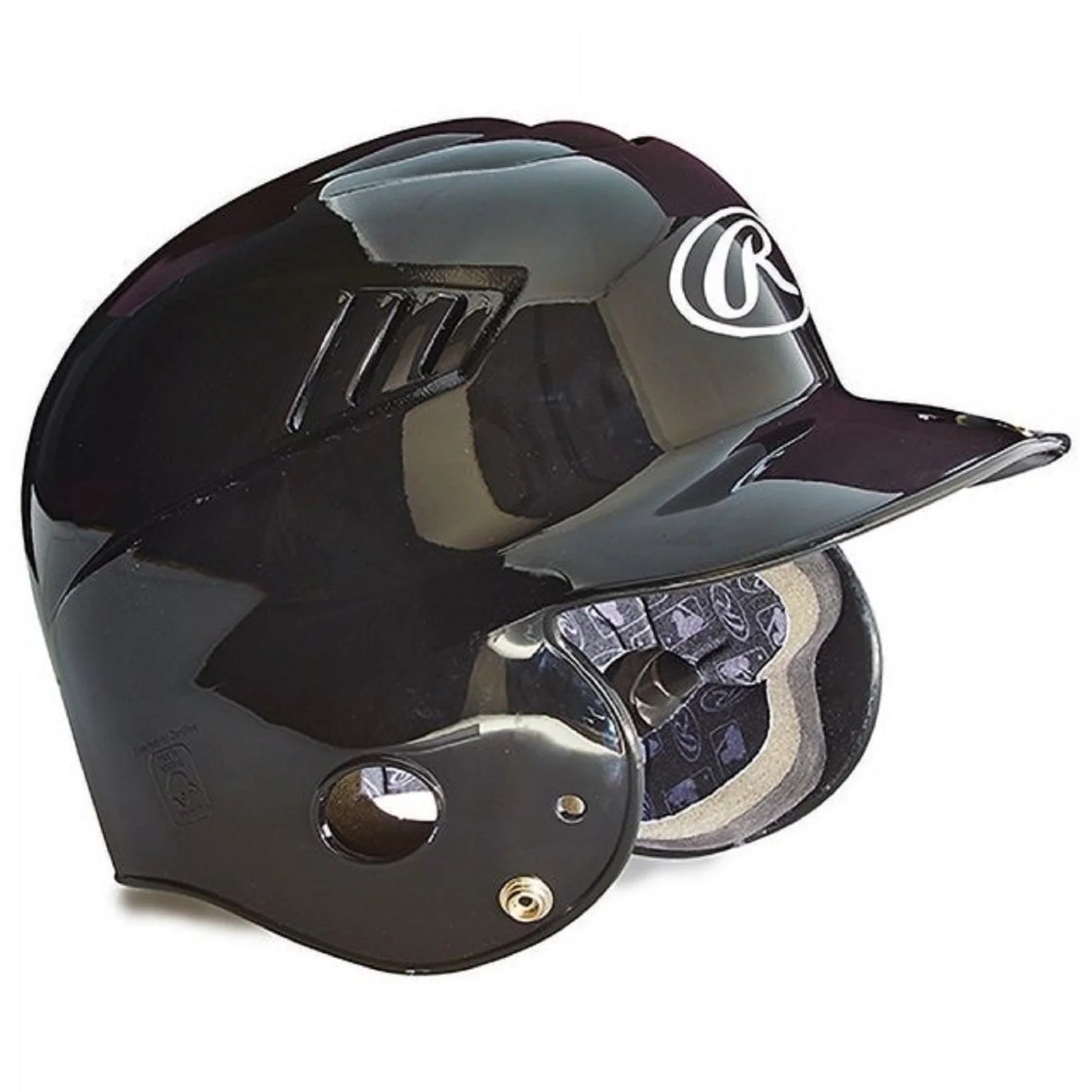 Rawlings Vented Batting Helmets - Junior Size, Black