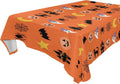 60x90 Halloween Ghost Tablecloth, Waterproof Washable Polyester Square Table Cover Durable Tablecloth for Kitchen Dining Table Party Decor