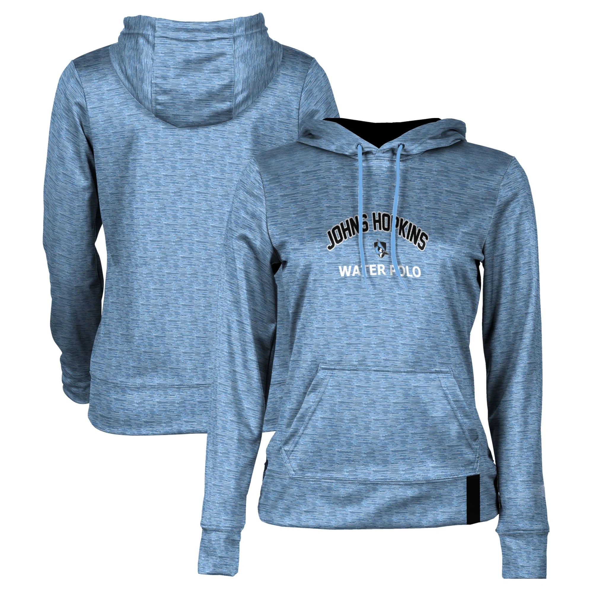 Women's Light Blue Johns Hopkins Blue Jays Water Polo Pullover Hoodie