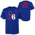 Philadelphia 76ERS Boys 4-18 SS Player Tee-Embiid 9K2BXFGFN XL14/16