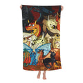 Dragon Wings Of Fire WOF Beach Towel Microfiber Soft Lightweight Absorbent Bath Towel For Bathroom Pool Swimming Gym Spa 52x32in