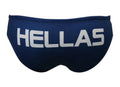 Men's Swimsuit Brief Athletic Swimwear Hellas, Blue, Water Polo, Underwater Rugby, High Performance