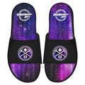 Men's ISlide  Black Denver Nuggets Galaxy Gel Slide Sandals