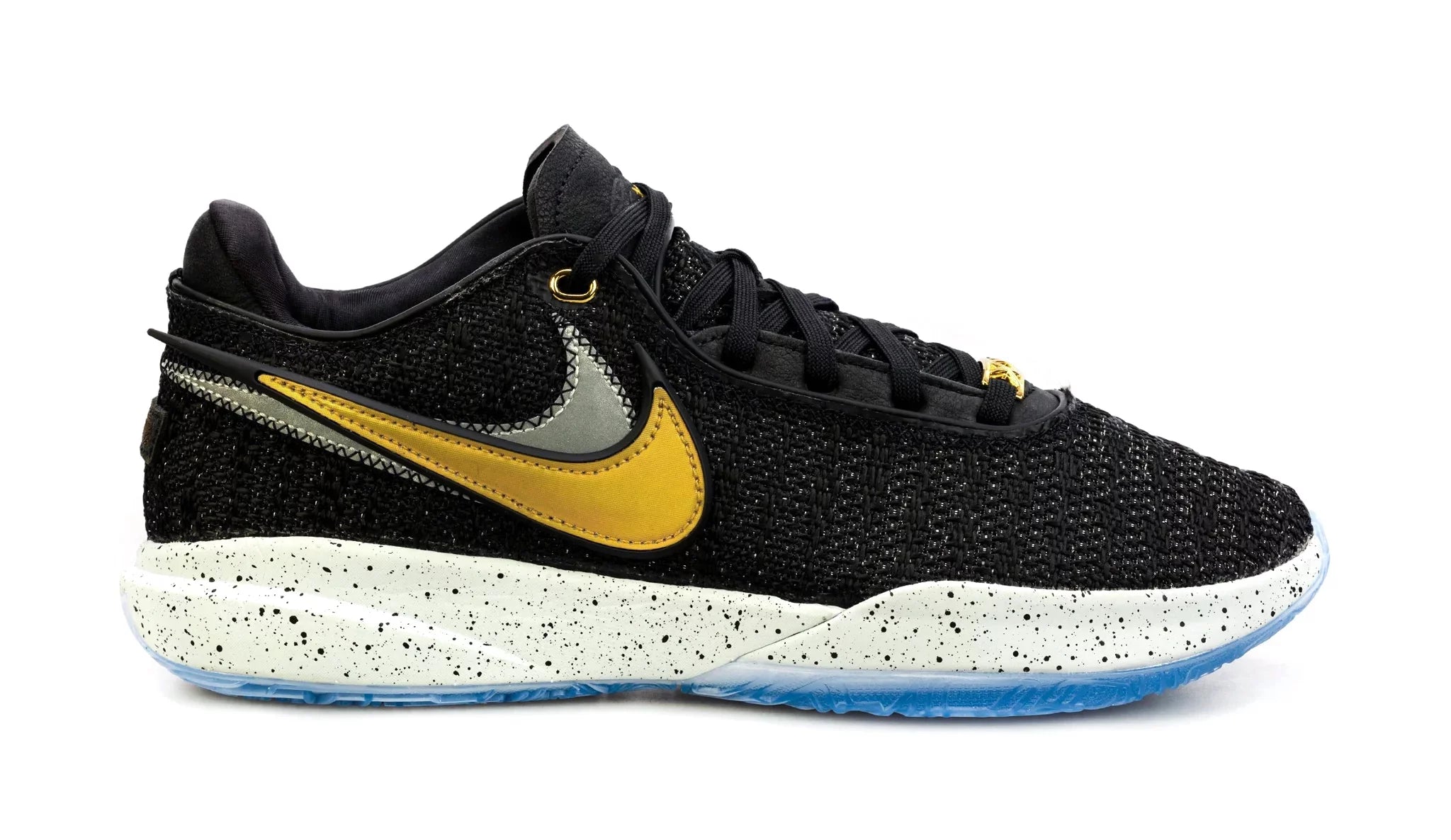 Men's Nike Lebron XX Black/Metallic Gold-White (DJ5423 003) - 8