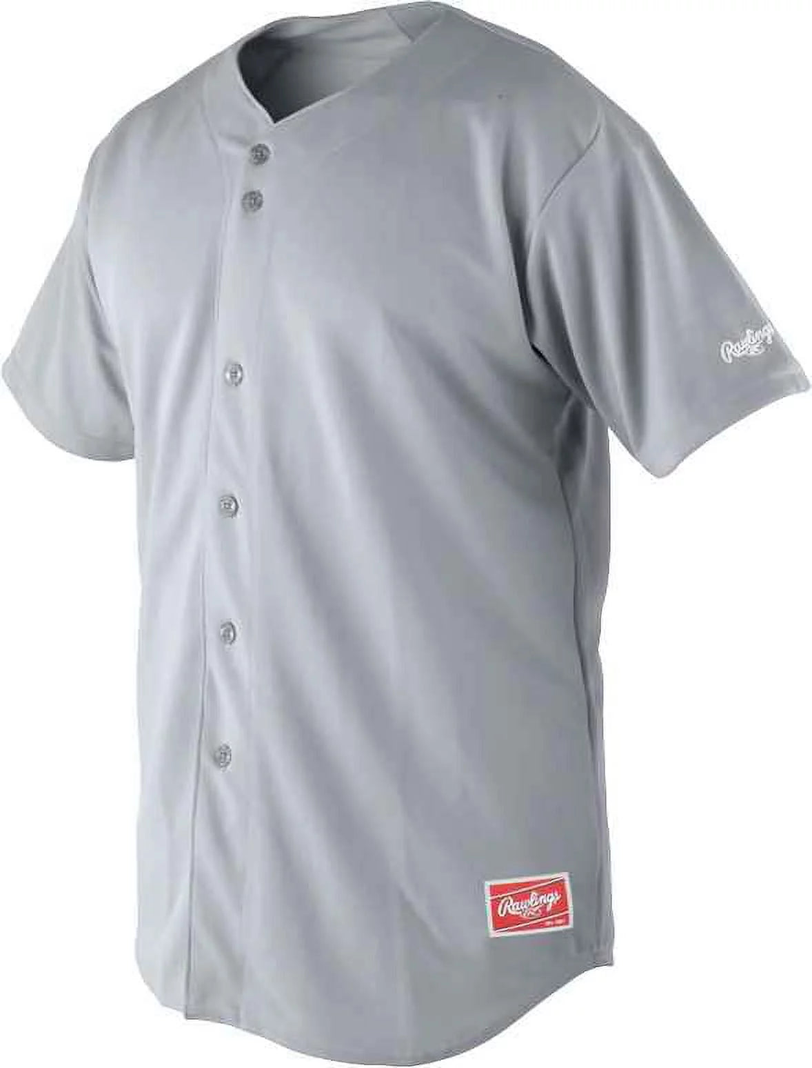 Rawlings Adult Short Sleeve Jersey | Blue Grey | 2XL