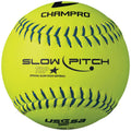 CHAMPRO USSSA 11 Tournament Softballs, Durahide Cover, 12 Pack