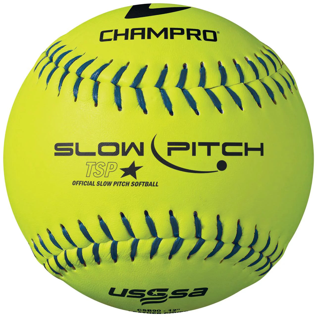 CHAMPRO USSSA 11 Tournament Softballs, Durahide Cover, 12 Pack