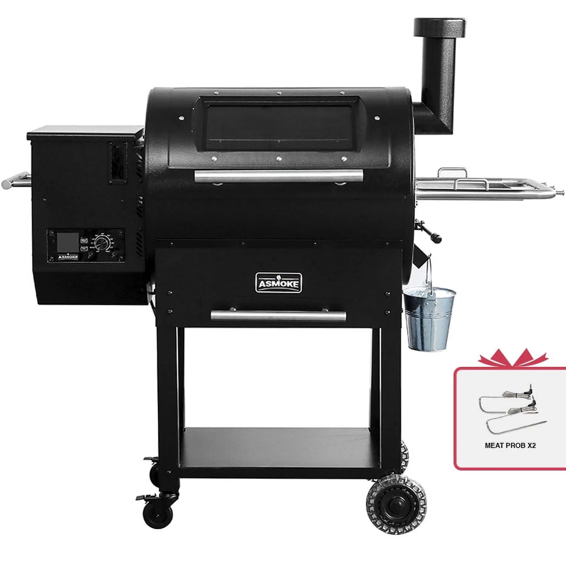 ASMOKE Skylights Wood Pellet Grill Smoker - AS700P