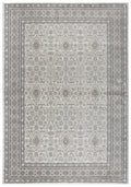 Gatney Rugs Woodwind Area Rug PN6976 Beige Geometric Floral 5' 3 x 7' 6 Rectangle