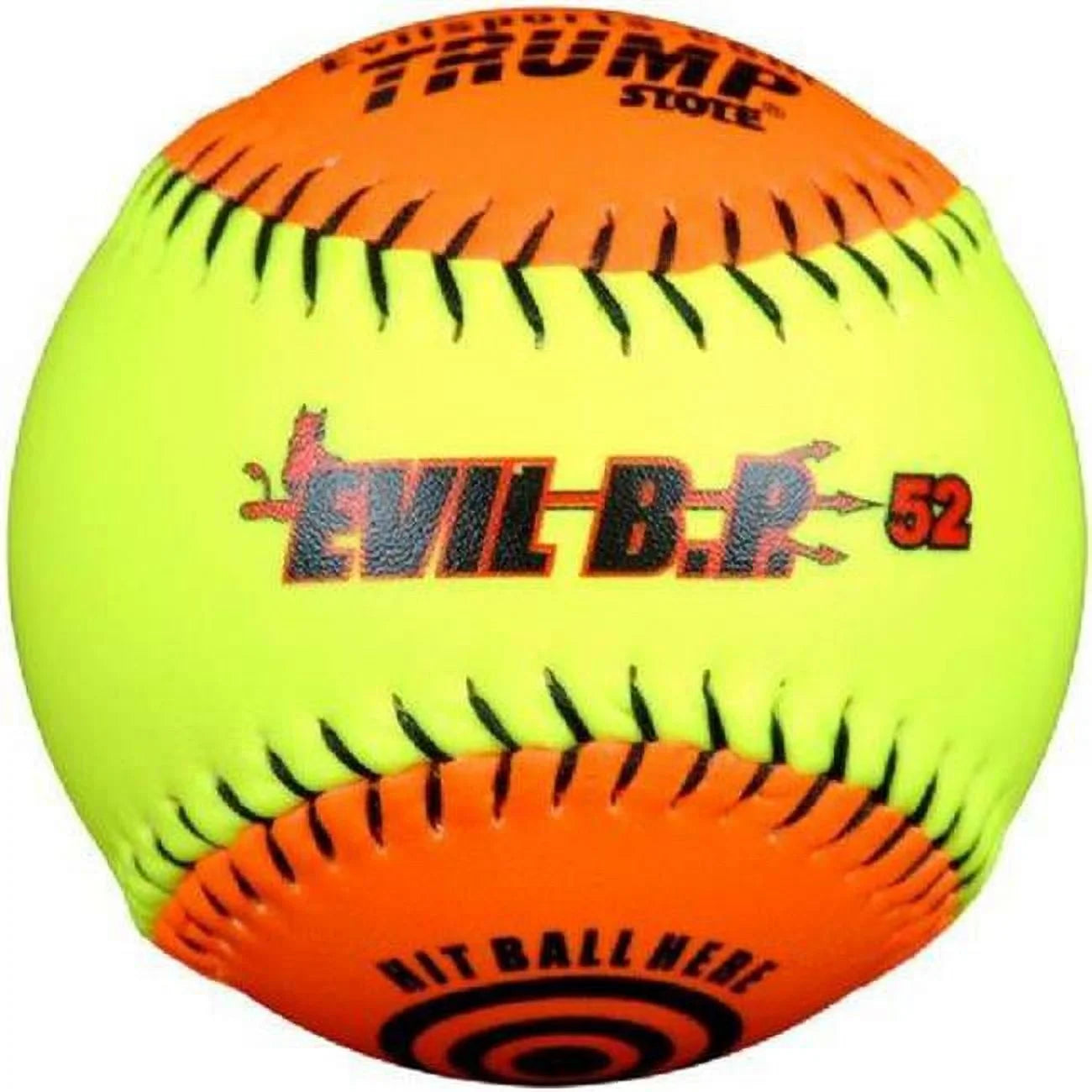Trump & Evil Sports  12 in. Batting Practice 52-300 Synthetic Leather Softball