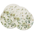 CounterArt Fields Of Green 4-Pack Round Reversible Plastic Tabletop Placemats