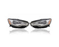 Headlight - Compatible/Replacement for '12-18 Audi A6/S6 - Xenon, Without Auto Level & Adaptive Frontlight System - Pair, Left Driver + Right Passenger Set - 4G0941044E, 4G0941043E