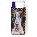 Blue Tick Coonhound Candy Corn Halloween Michelob Ultra bottle sleeves Slim Cans  12 Oz.