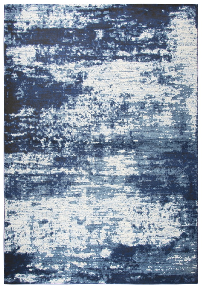Gatney Rugs Woodwind Area Rug PN6988 Ivory Distressed Shaded 6' 7 x 9' 6 Rectangle
