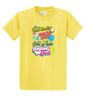 Softball T-Shirt I'm A Base Stealin, Home Run Hittin'-yellow-small