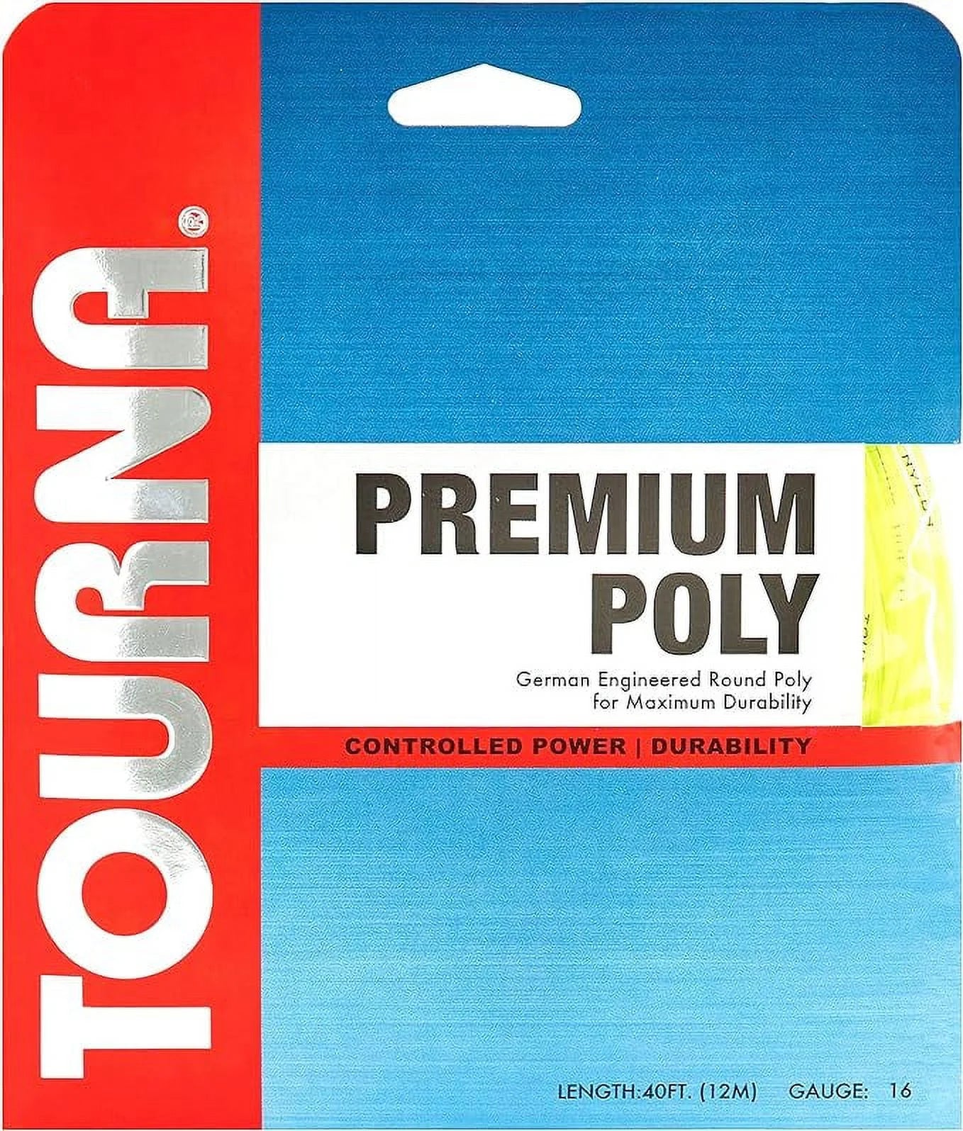 Tourna Premium Poly Durable Tennis String