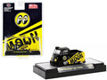 1960 Volkswagen Type 2 Pickup Truck Mooneyes Black and Yellow Limited Ed to 6050 pcs 1/64 Diecast Model Car by M2 Machines