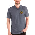 Men's Antigua Heathered Navy/White Denver Nuggets Team Esteem Polo