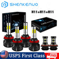For Buick LaCrosse 2005-2013 LED Headlight High Low Beam Fog Light 6x White Bulbs