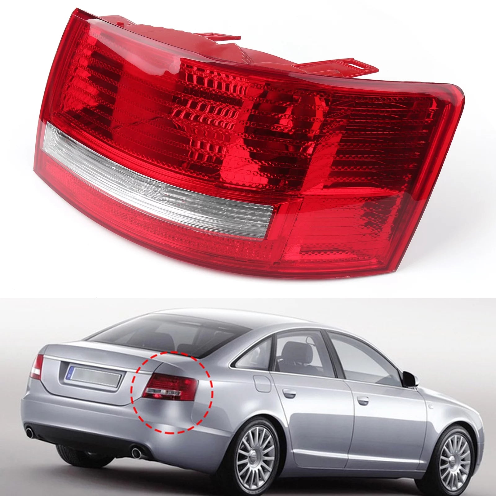 NEW OEM Tail Light Cover RIGHT Passenger's Side For Audi A6 S6 05-08 Quattro
