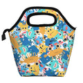 XMXY Quirky Frog Monster Family Insulated Lunch Bag for Men Women, Reusable Insulated Cooler Lunch Bag, Picnic Tote Cooler Bag for Beach Fishing Work