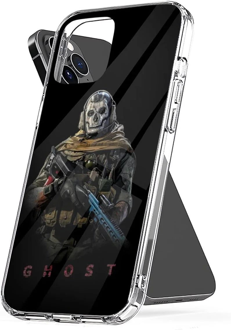 Phone Case Warzone Protect Ghost Shockproof Cover Accessories TPU Transparent Compatible with iPhone 11 6.1 Inch