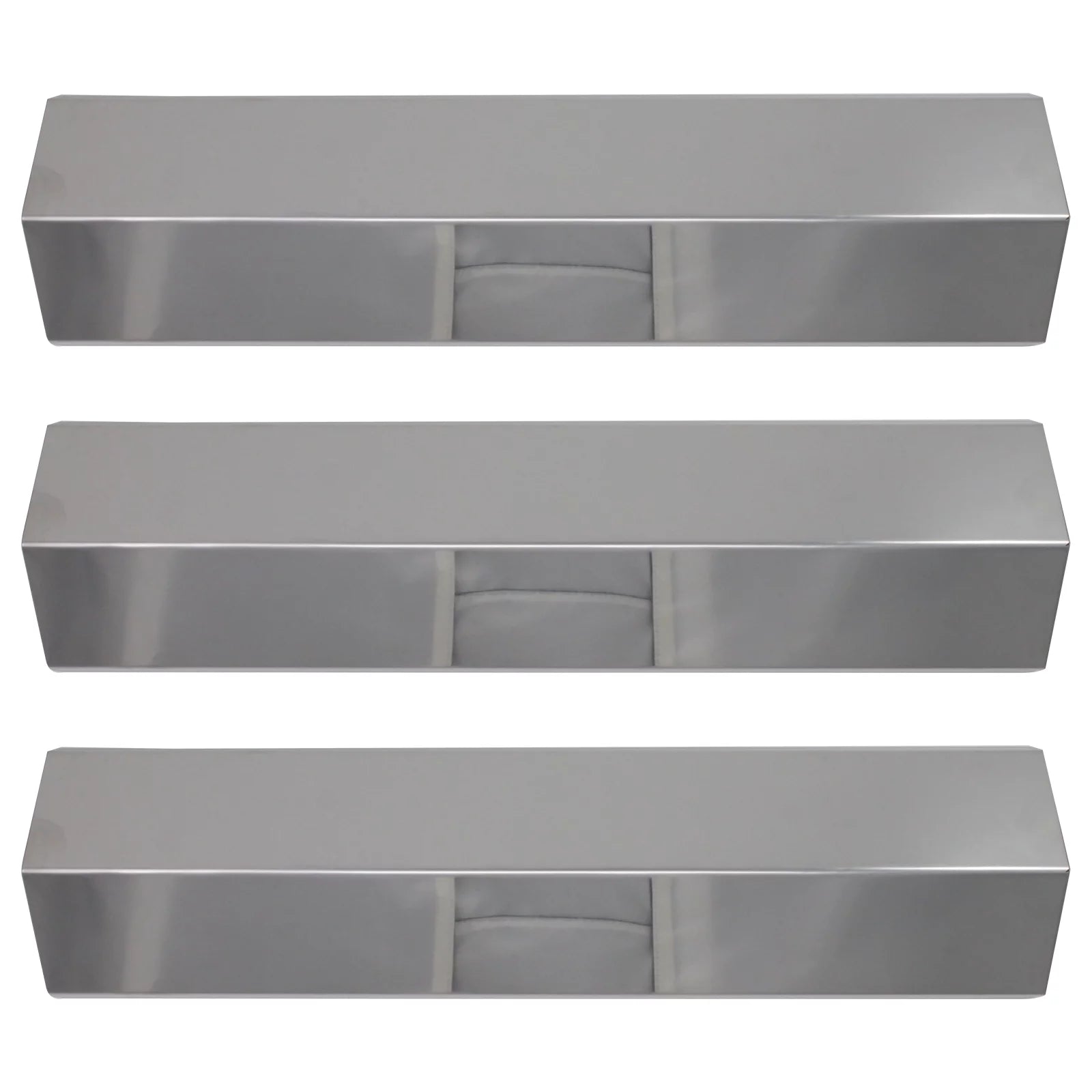 3-Pack BBQ Grill Heat Shield Plate Tent Replacement Parts for Aussie 6805 - Compatible Barbeque Stainless Steel Flame Tamer, Guard, Deflector, Flavorizer Bar, Vaporizer Bar, Burner Cover 15