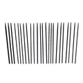 24 Pcs Steel  Clarinet Feather Repair Tool Set - Black