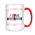 Neonblond I Love Wakesurfing Mug gift for Coffee Tea lovers