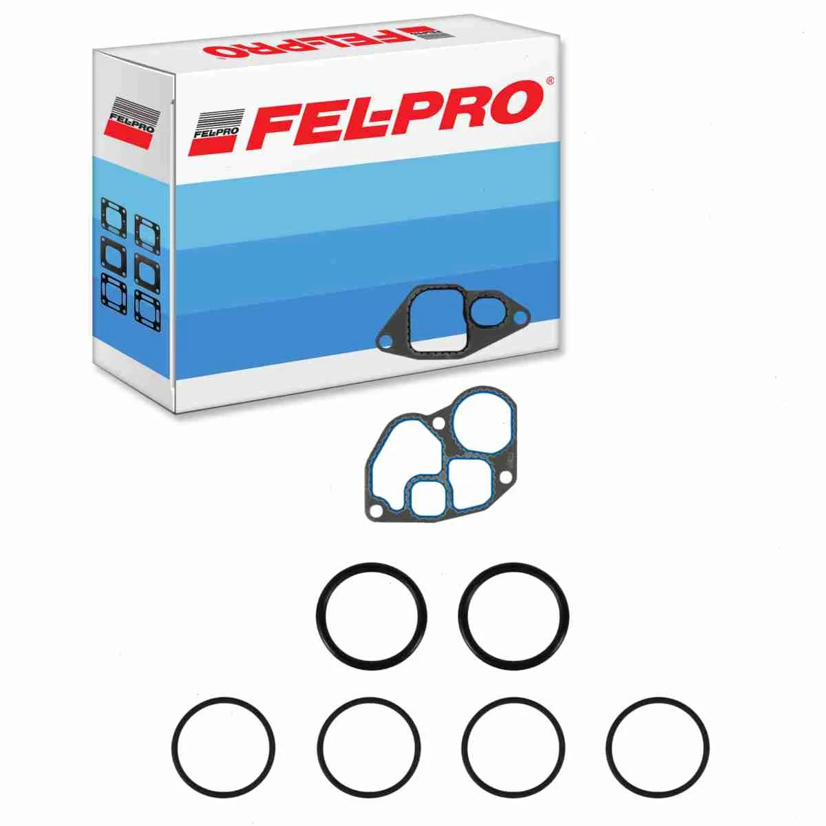 Fel-Pro Engine Oil Cooler Gasket compatible with Ford F-250 HD 7.3L V8 1997