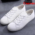Classic White Canvas Shoes Women Summer Sneakers Casual Flats Shoes LadiesTrainers White Sneakers Tenis Feminino 2022 White-canvas 7