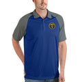 Men's Antigua Blue Denver Nuggets Nova Raglan Polo