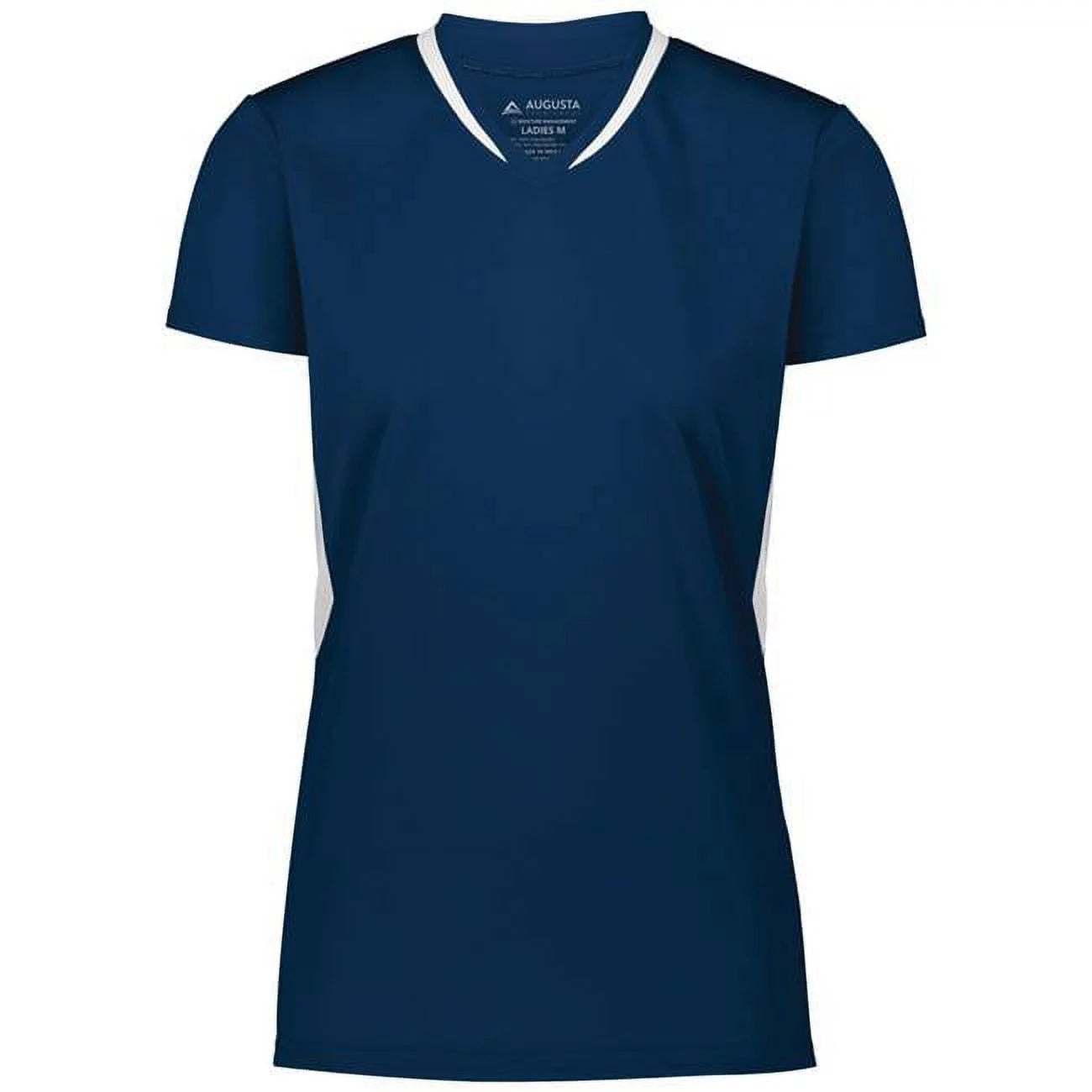 ASI 1682.301.S Ladies Full Force Short Sleeve Jersey, Navy & White - Small