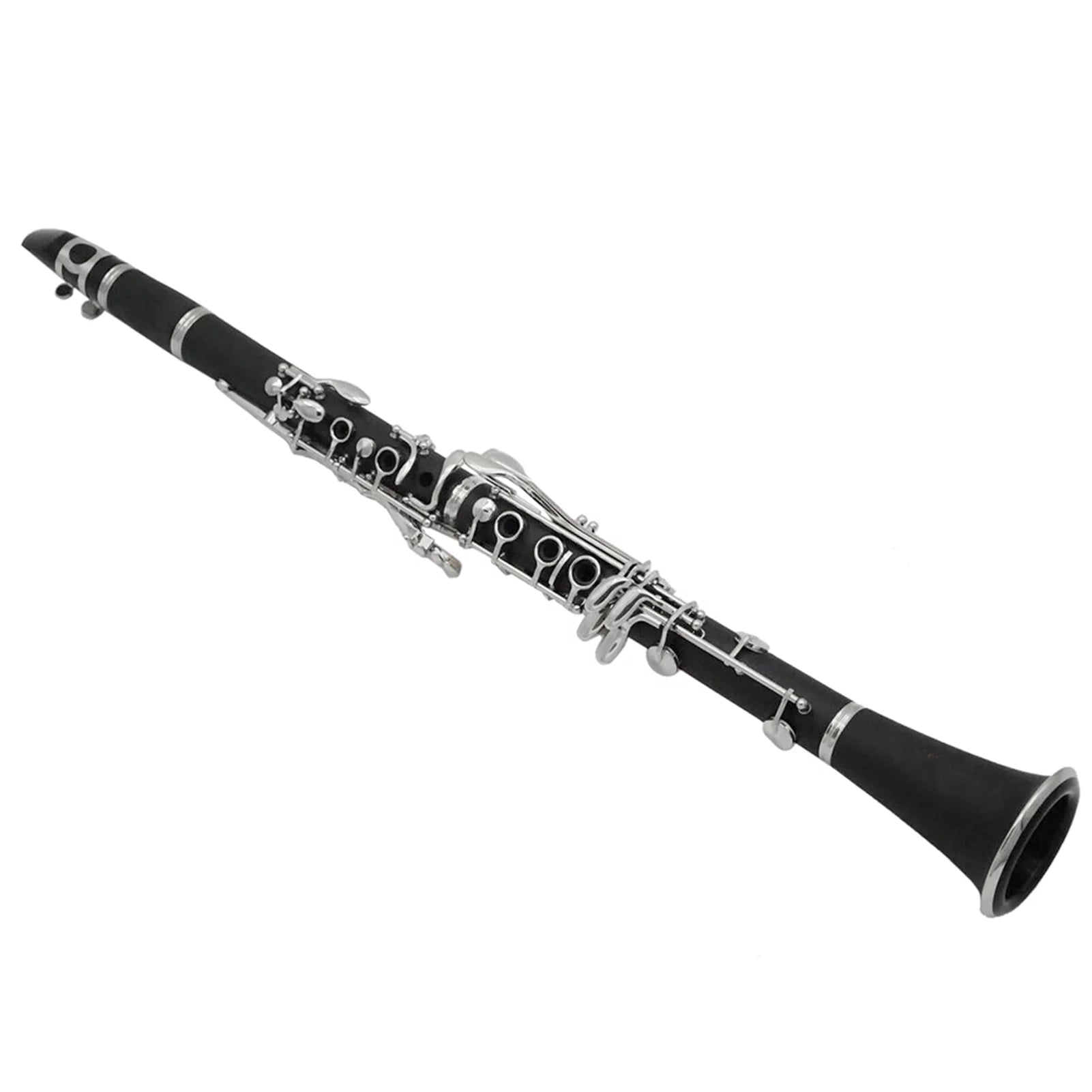 Aibecy Clarinet,With Cloth Screwdriver Clarinet Bb Cupronickel 17 Key Plated Nickel 17 Cupronickel Plated Nickel Key With Cloth Abs Clarinet Bb Screwdriver Woodwind Student Bb Cupronickel Plated