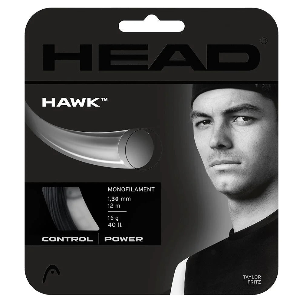 Head Hawk 16G Tennis String Black (     )