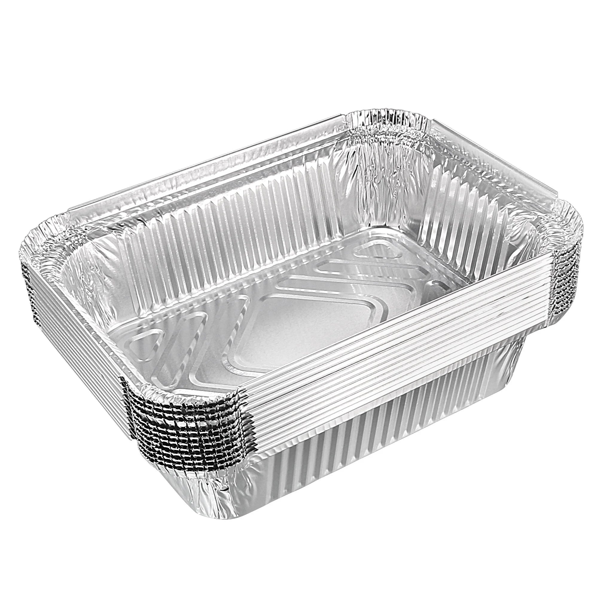 Uxcell Aluminum Foil Pans 24oz Disposable Trays Take Out Barbecue Baking Roasting Containers 35 Pack